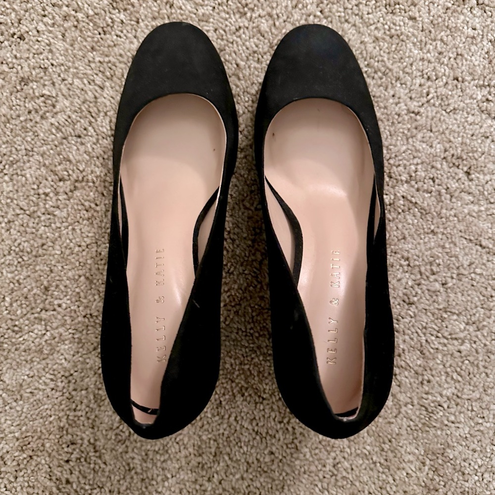 Kelly & Katie Liya Pump Black Faux Suede Block
Heels Size 7 - Picture 5 of 5